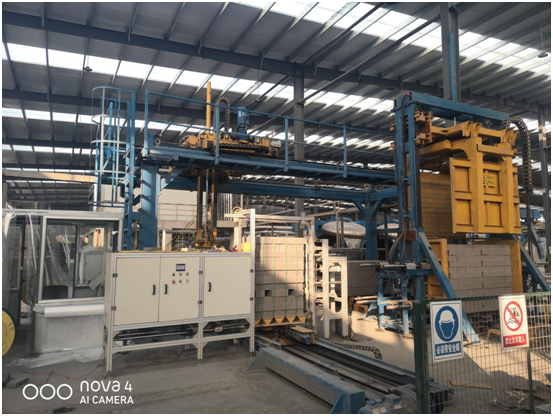 autoclaved aerated concrete block trayless packaging machine