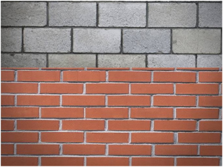 The difference in quality between red brick and AAC block | APEX