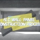 ALC 벽 패널 건설 공정